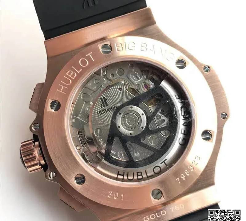 Hublot Big Bang 341.PB.131.RX V6 Factory 1:1 Best Edition Replica Watch Black Bezel